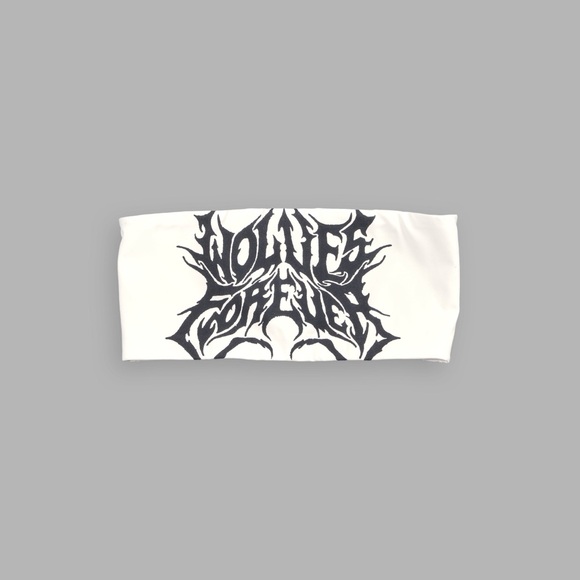 Darc Sport Tops - METAL "MIA" ENERGY BANDEAU IN PEARL WHITE